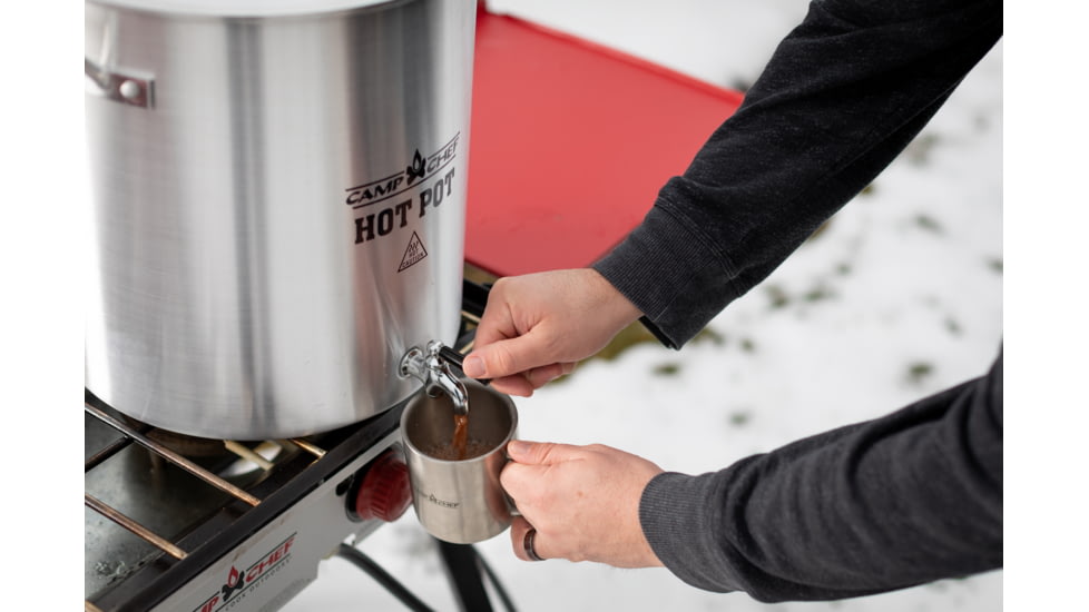 Camp Chef Aluminum Hot Water Pot, 32-quart, Silver, HWP32A