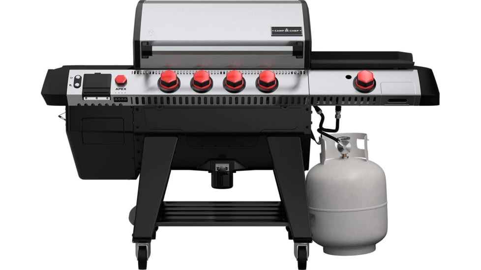 Camp Chef Apex 24in Pellet Grill w/ Optional Gas Kit and Sidekick
