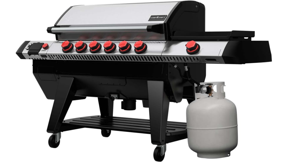 Camp Chef Apex 36in Pellet Grill w/ Optional Gas Kit and Sidekick