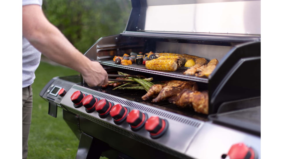 Camp Chef Apex Pellet Grill w/ Optional Gas Kit/Sidekick, Stainless Steel/ Black, 36in, PG36HGSK