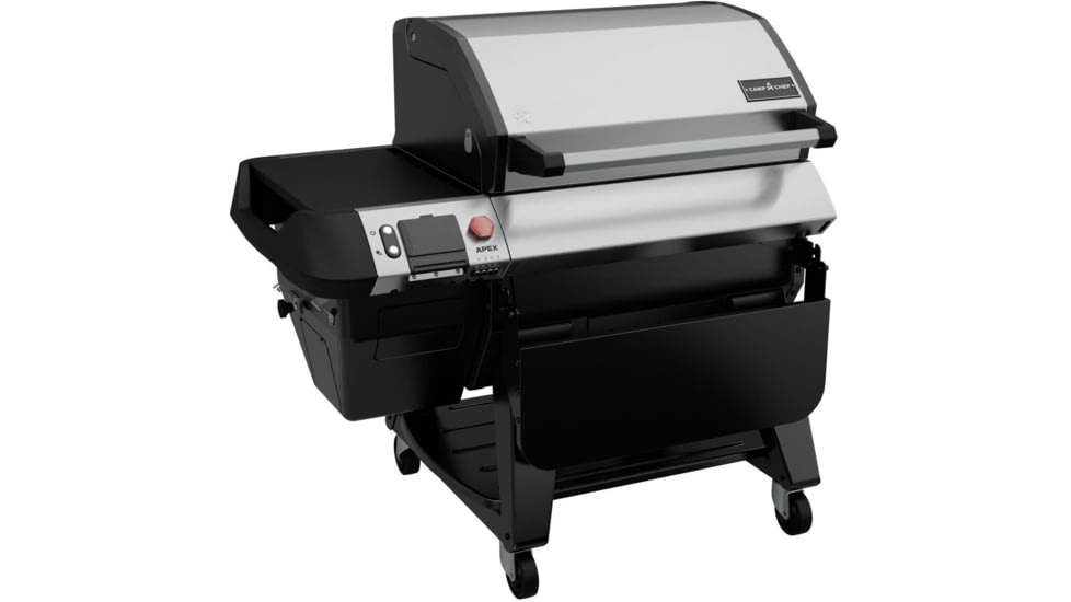 Camp Chef Apex Pellet Grill Folding Front Shelf, 24 in, Black, PG24HGFS