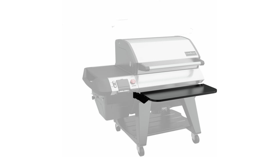 Camp Chef Apex Pellet Grill Folding Front Shelf, 24 in, Black, PG24HGFS, Black, 24in, PG24HGFS