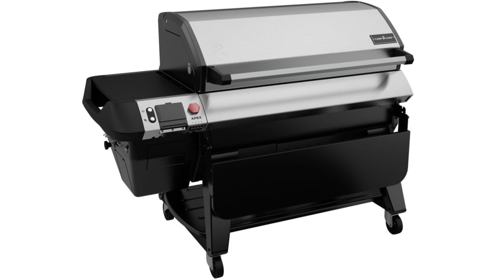 Camp Chef Apex Pellet Grill Folding Front Shelf, 36 in, Black, PG36HGFS