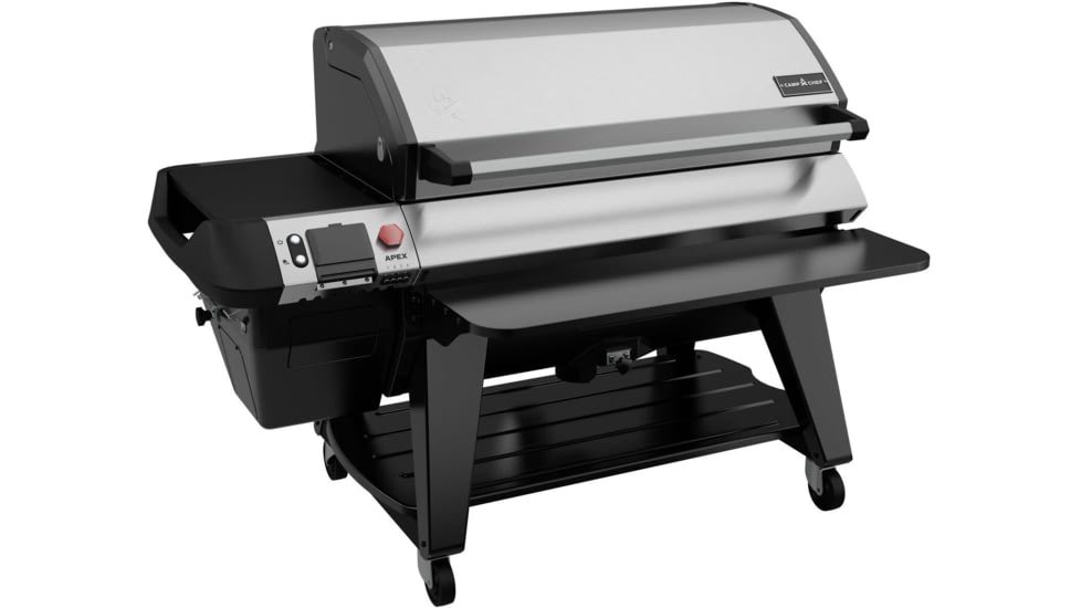 Camp Chef Apex Pellet Grill Folding Front Shelf, 36 in, Black, PG36HGFS