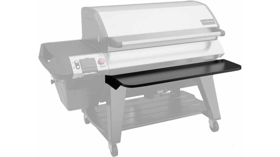 Camp Chef Apex Pellet Grill Folding Front Shelf, 36 in, Black, PG36HGFS, Black, 36in, PG36HGFS