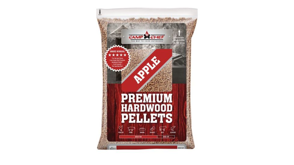 Camp Chef Apple Premium - Hardwood Pellets, 20 LBS, PLAP