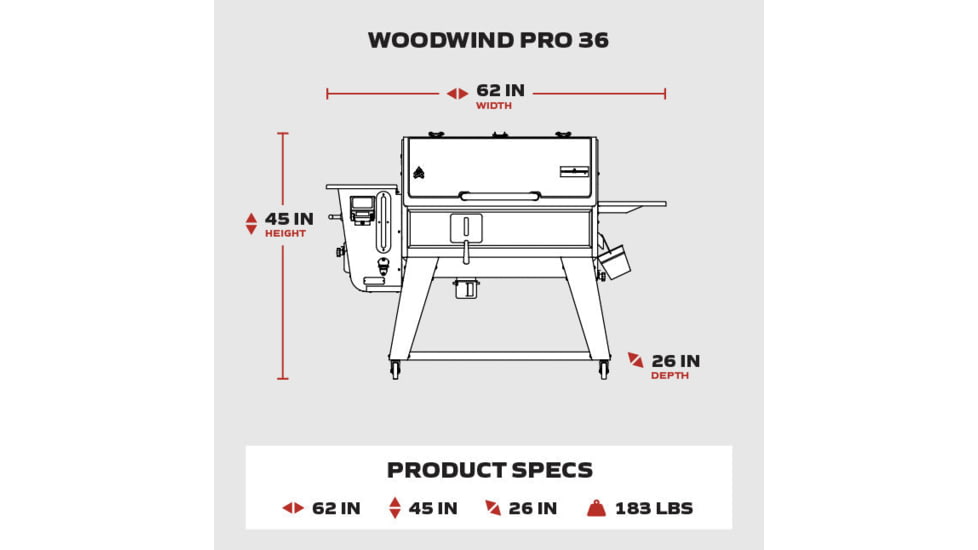Camp Chef Woodwind Pro Wifi 36 Pellet Grill