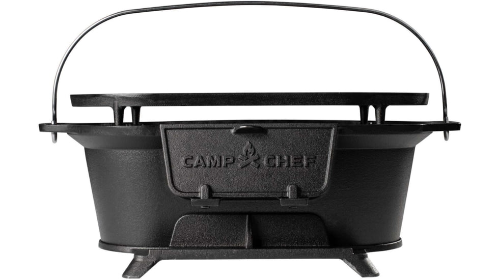 Camp Chef Cast Iron Charcoal Grill, Black, CIGR19