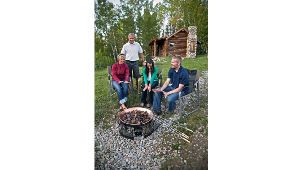 Camp Chef Del Rio Gas Fire Pit, 17.58 kW, Black/Copper, FP29LG