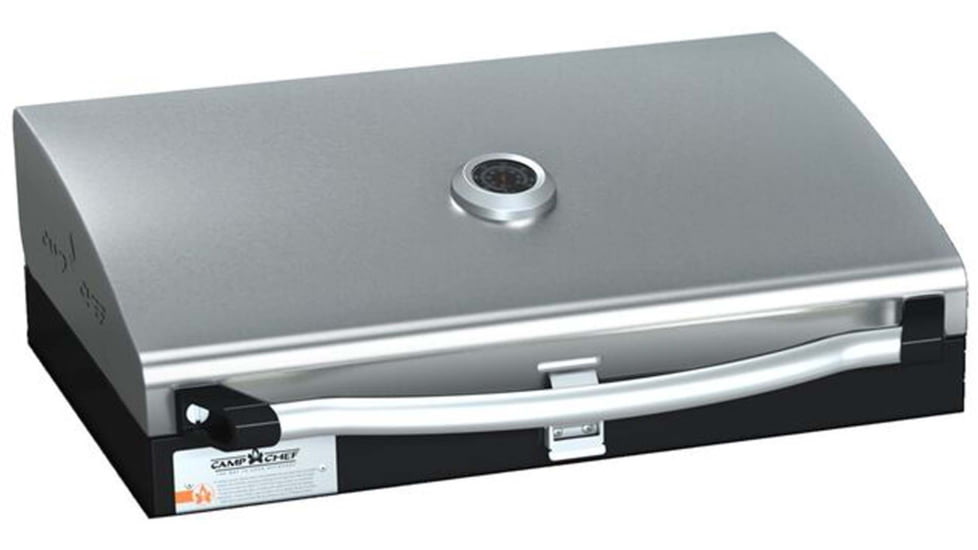 Camp Chef Deluxe Stainless Bbq Grill Box Accessory, Black, BB90LS