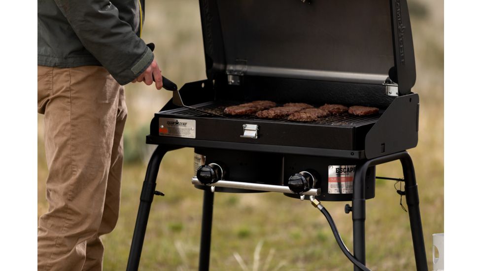 Camp Chef Escape Stove, 2 x 30000 BTU/hr Burners, Black, TB60LW