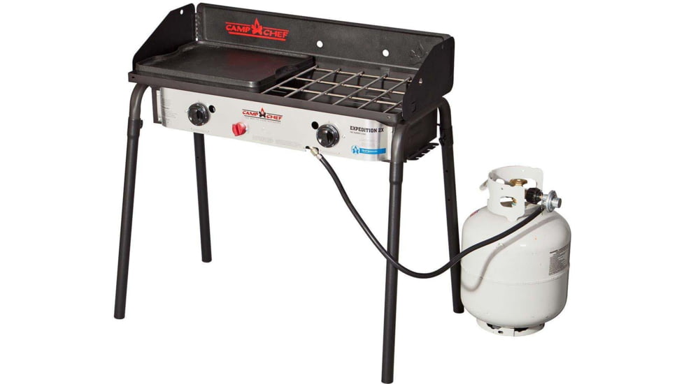 Camp Chef Expedition 2X Cooking System, Stainless/Black, YK60LWC12