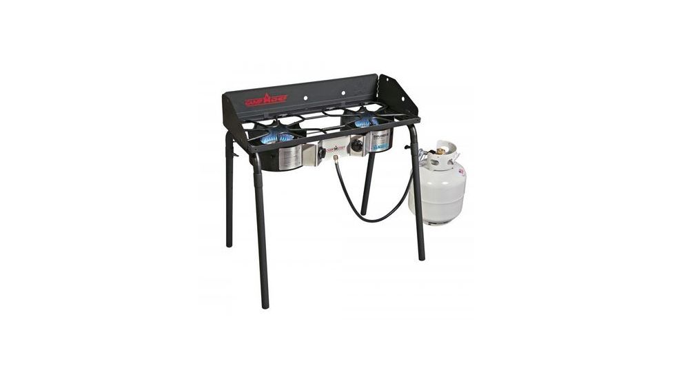 Camp Chef Explorer 2x Two-Burner Stove, CSA, BLACK, EX60FP