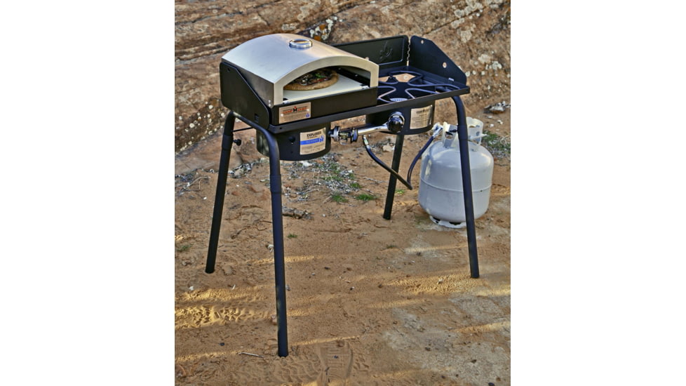 Camp Chef Explorer II Universal Stove, 2 x Burner, Aluminum Burner, Black, EX60LW