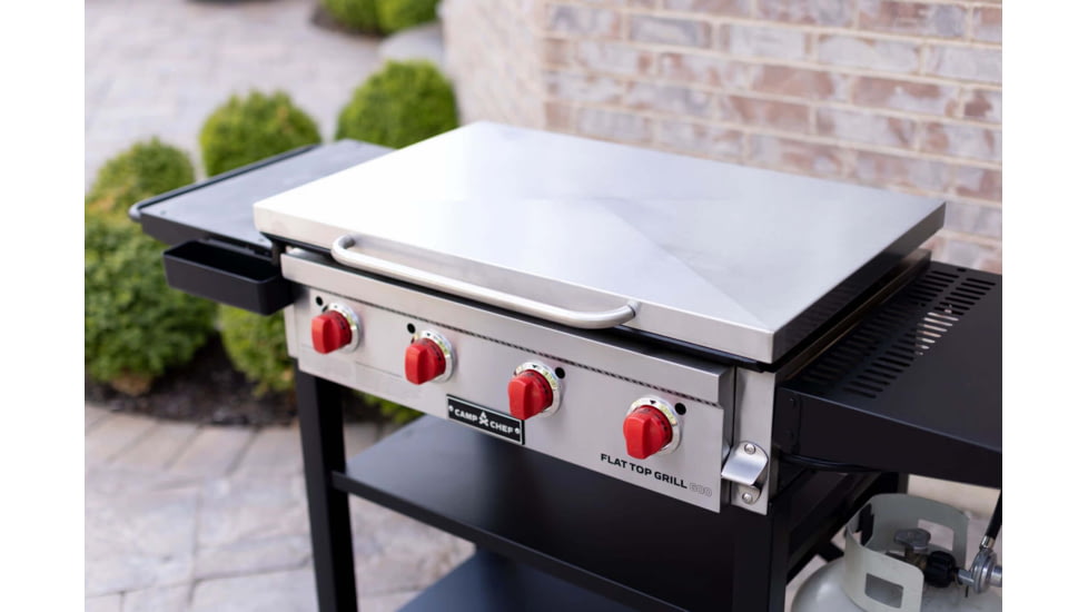 Camp Chef Flat Top 600 Griddle Cover, Stainless, FTL600