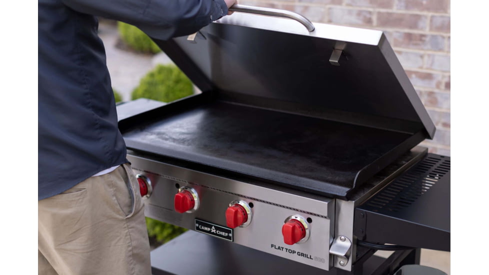 Camp Chef Flat Top 600 Griddle Cover, Stainless, FTL600