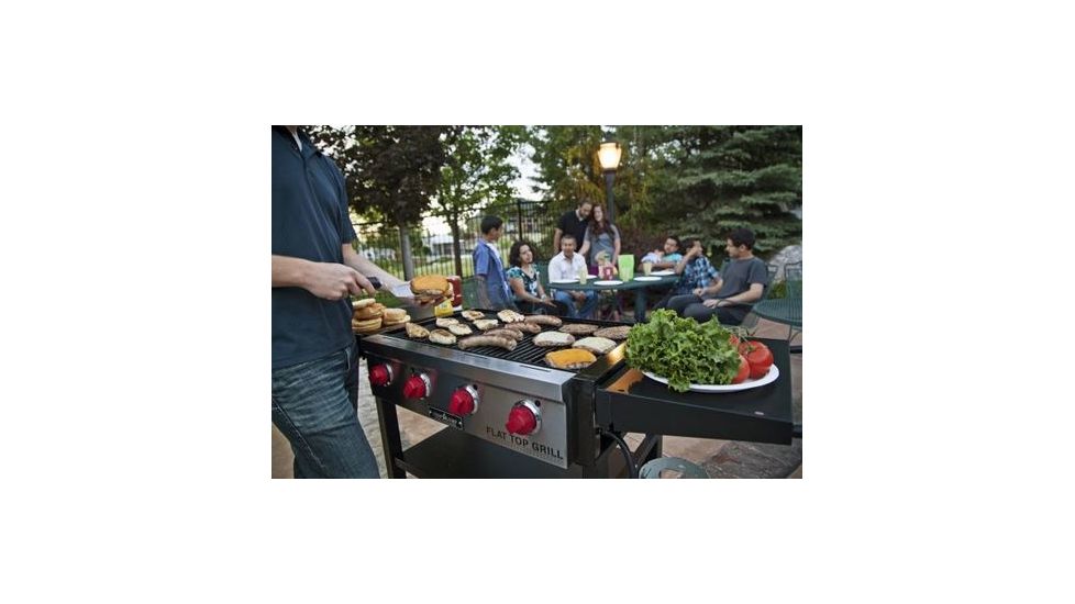 Camp Chef Flat Top Grill w/Flat Top Griddle and Grill Grates, 31.5in x 19.5in, FTG600