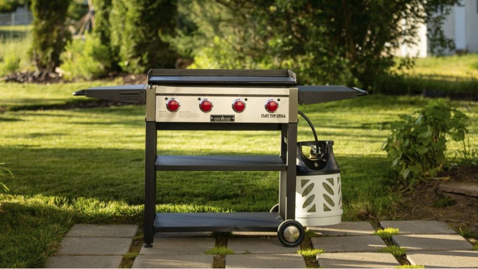 Camp Chef Flat Top Grill w/Flat Top Griddle and Grill Grates, 31.5in x 19.5in, FTG600