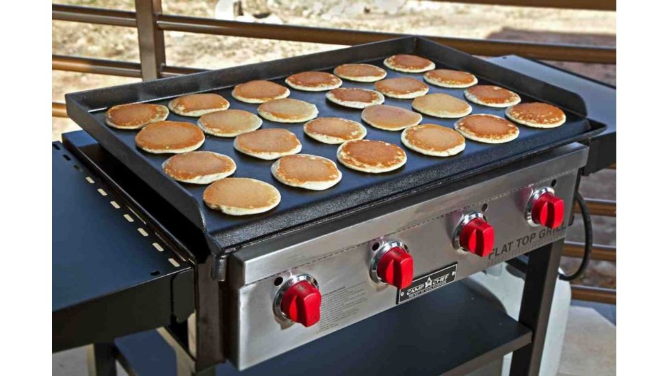 Camp Chef Flat Top Grill w/Flat Top Griddle and Grill Grates, 31.5in x 19.5in, FTG600