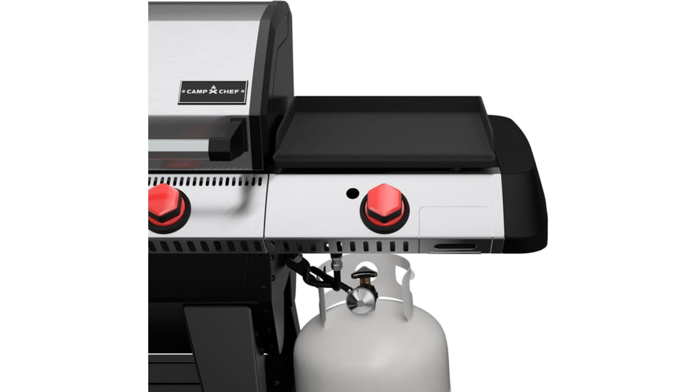 Camp Chef Gas Train and Sidekick for Apex Pellet Grill, 24 in, Stainless Steel/ Black, PG24HGGT