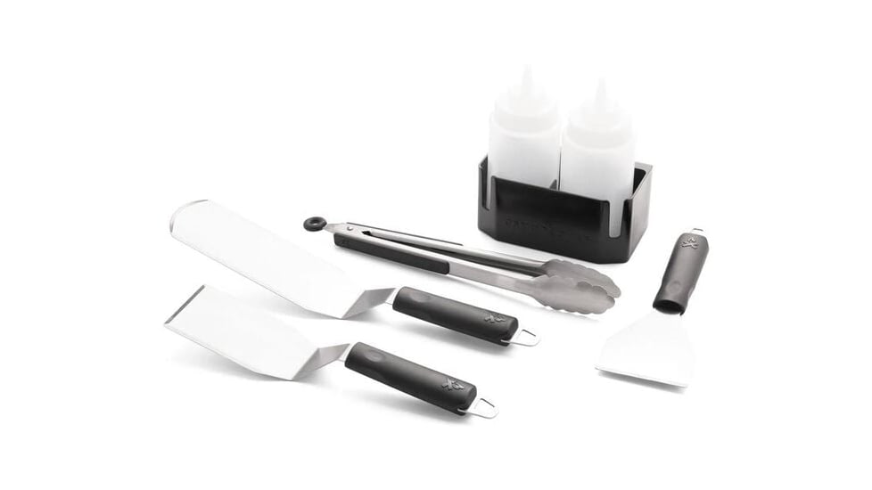 Camp Chef Griddle Essentials 7 Piece Kit, Stainless Steel/Black, SPSET7