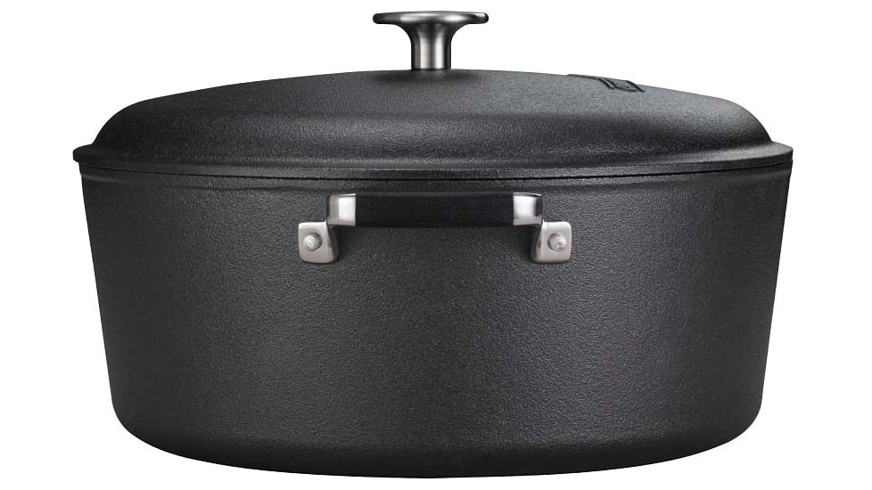 Camp Chef Heritage Cast Iron Dutch Oven, 12in, Black, HDO12