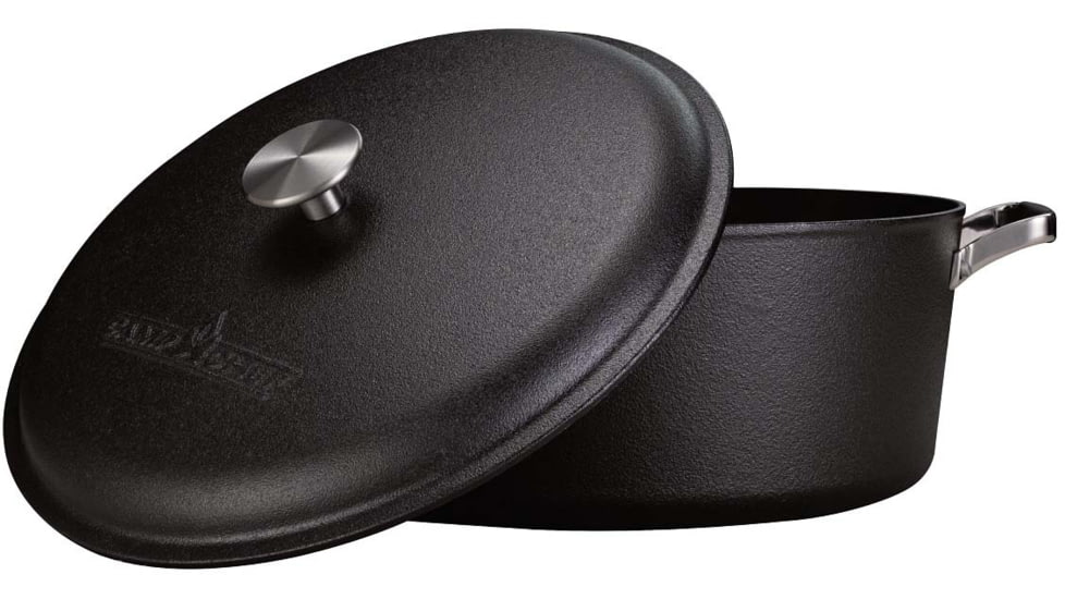 Camp Chef Heritage Cast Iron Dutch Oven, 12in, Black, HDO12