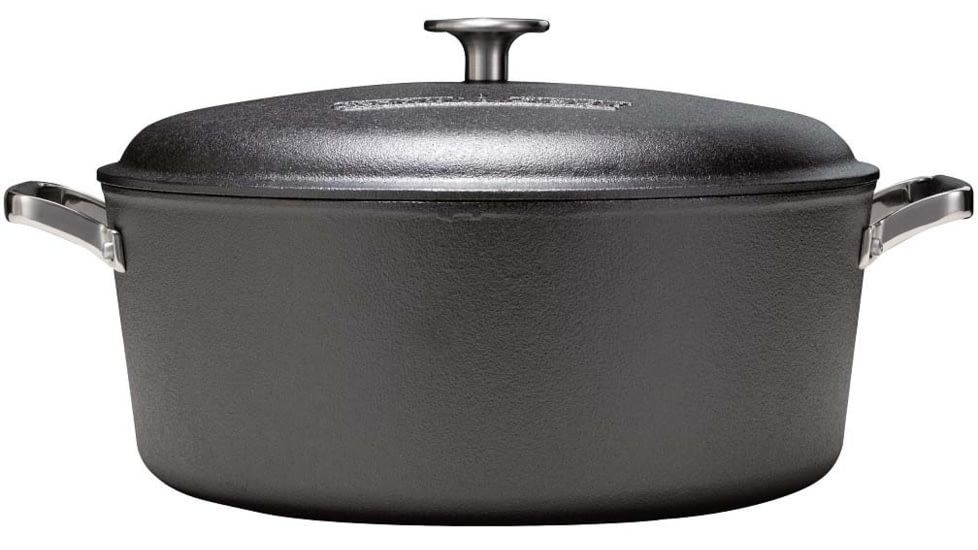 Camp Chef Heritage Cast Iron Dutch Oven 12in, Black, HDO12