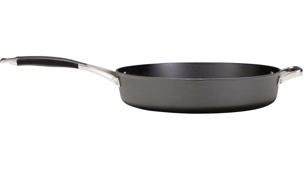 Camp Chef Heritage Cast Iron Dutch Skillet, 12in, Black, HSK12