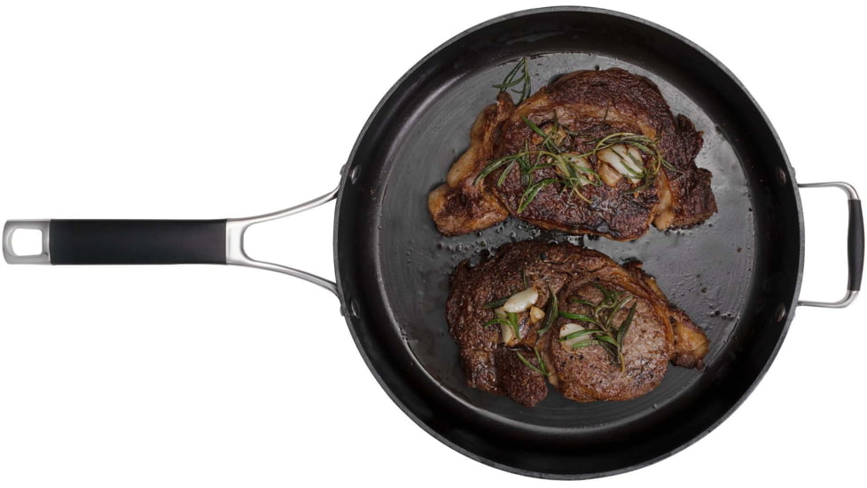 Camp Chef Heritage Cast Iron Dutch Skillet 12in, Black, HSK12