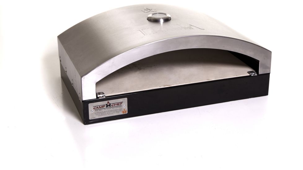 Camp Chef Italia Artisan Outdoor Pizza Oven, White/Black PZ90