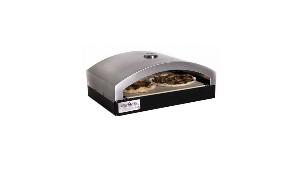 Camp Chef Italia Artisan Outdoor Pizza Oven, White/Black PZ90