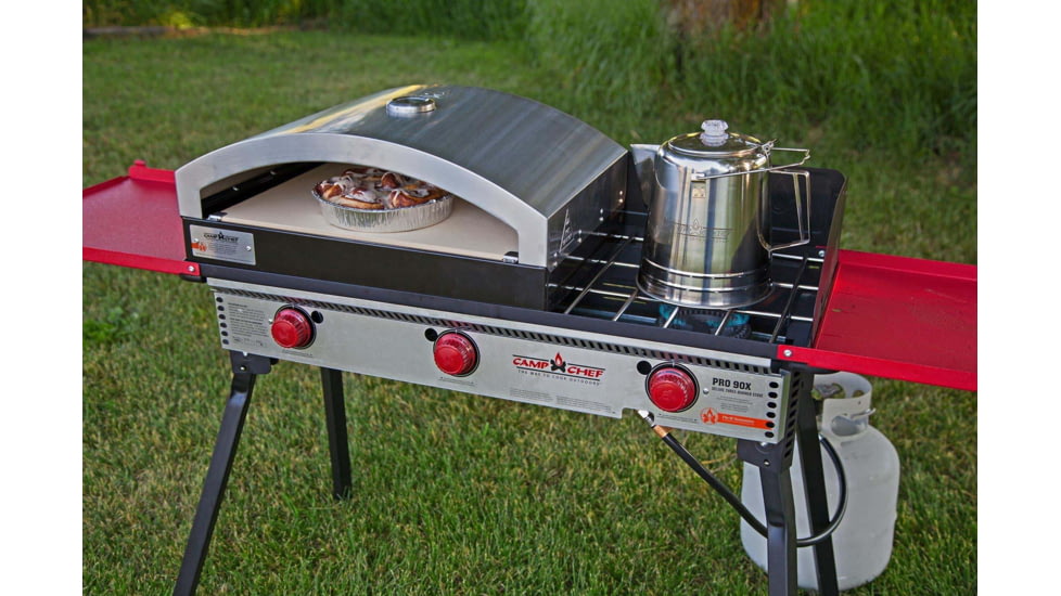 Camp Chef Italia Artisan Outdoor Pizza Oven, White/Black, PZ90