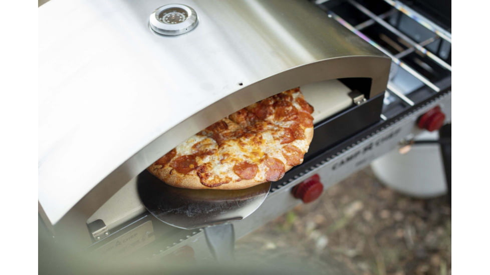 Camp Chef Italia Artisan Outdoor Pizza Oven, White/Black, PZ90