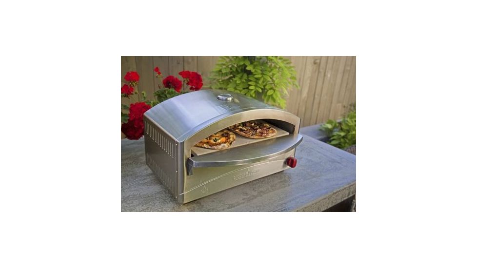 Camp Chef Italia Artisan Stand Alone Pizza Oven, Silver PZOVEN