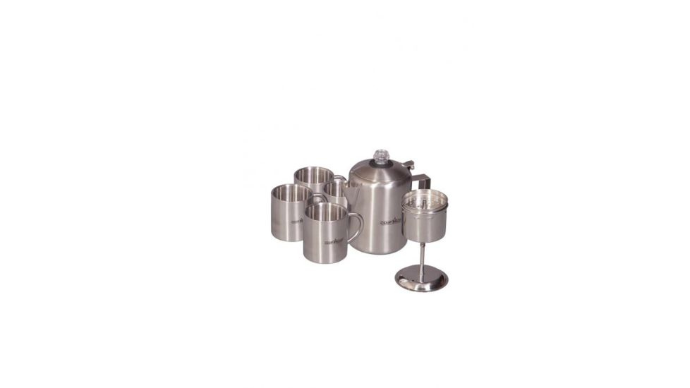 Camp Chef Java 5 Coffee Set, Silver COFSET