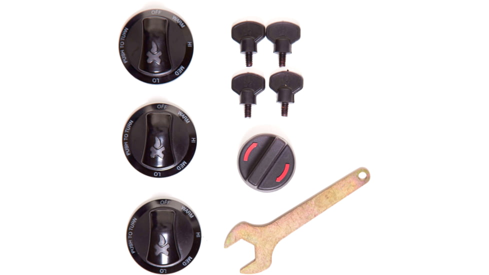 Camp Chef Knob Replacement Pack, Black, RPKLP