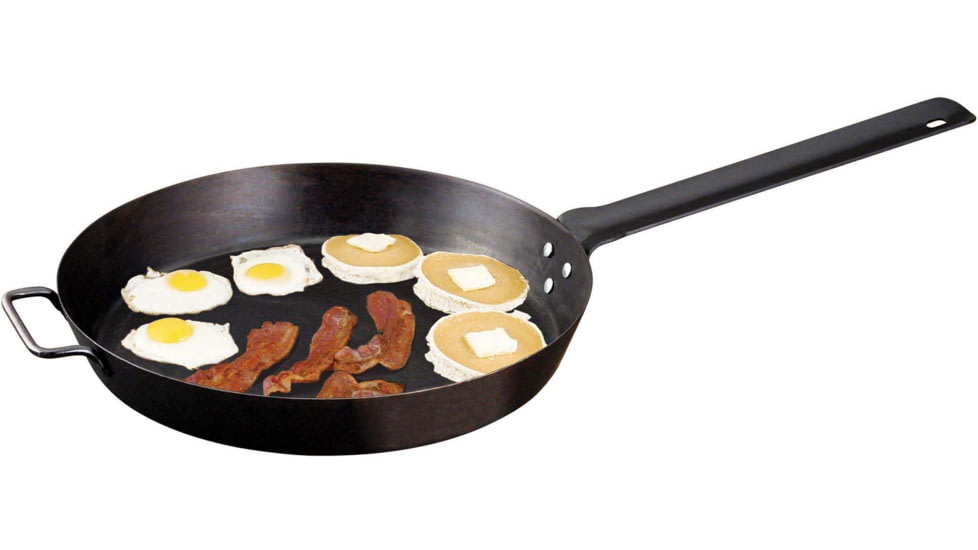 Camp Chef Lumber Jack Frying Pan, 16in Diameter Skillet, Black, SLJ16