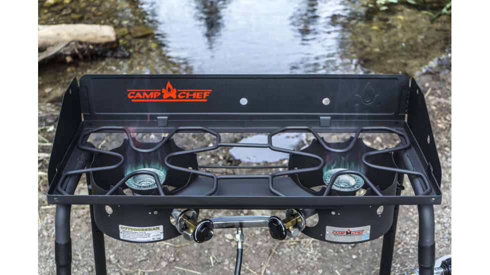 Camp Chef Maximum Output Outdoorsman Stove, 2 x Burner, Black, EX280LW