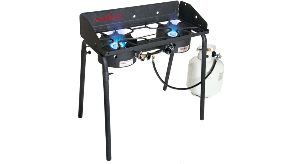 Camp Chef Maximum Output Outdoorsman Stove, 2 x Burner, Black, EX280LW