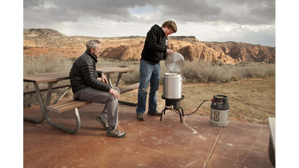 Camp Chef Maximum Single Round Stove, 1 x Burner, SHPRL