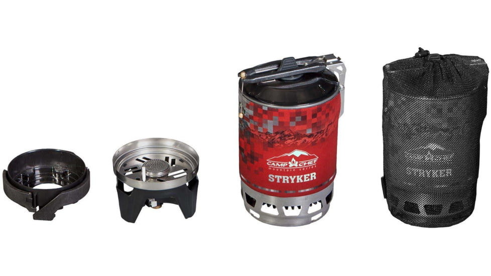 Camp Chef Mountain Series Stryker Propane Stove, Green/Black/Red, MS150