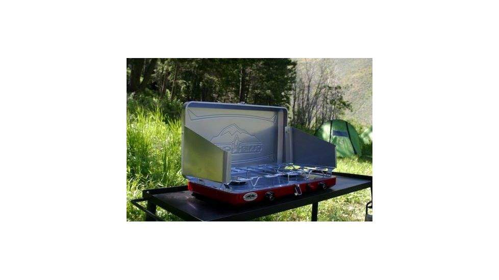 Camp Chef Mountain Teton Burner, 2 x Burner, Stainless Steel, Aluminum MS2CC