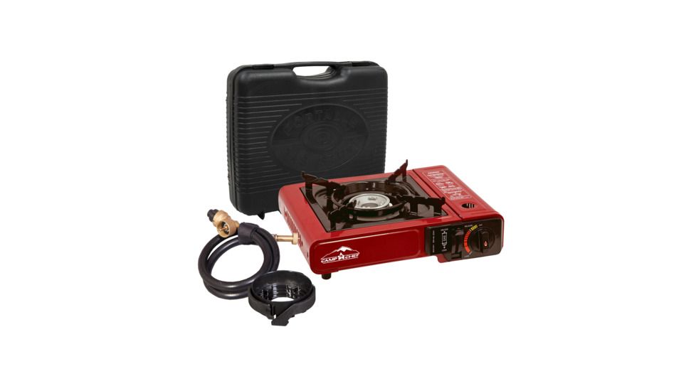 Camp Chef Multi-Fuel And Butane Stove, Red/Black BP138