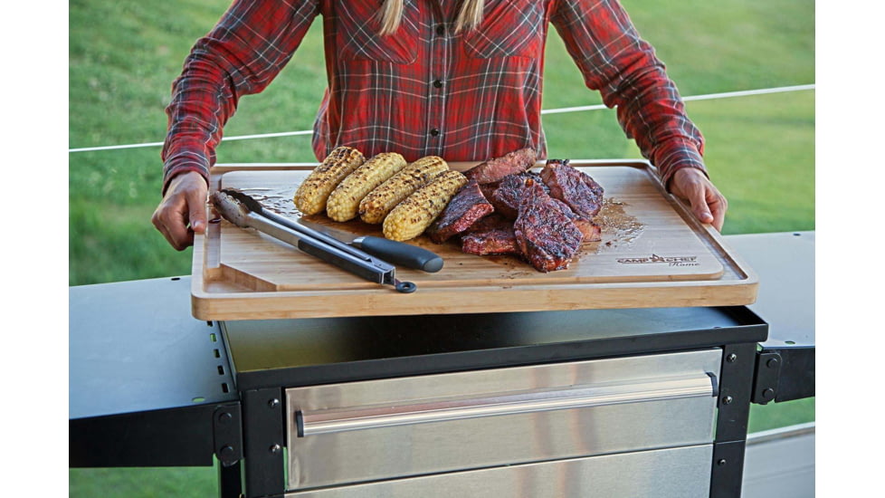 Camp Chef Patio Cart, Black/Silver, PZCART