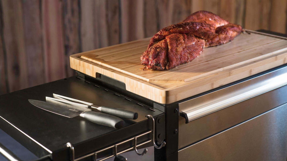 Camp Chef Patio Cart, Black/Silver, PZCART