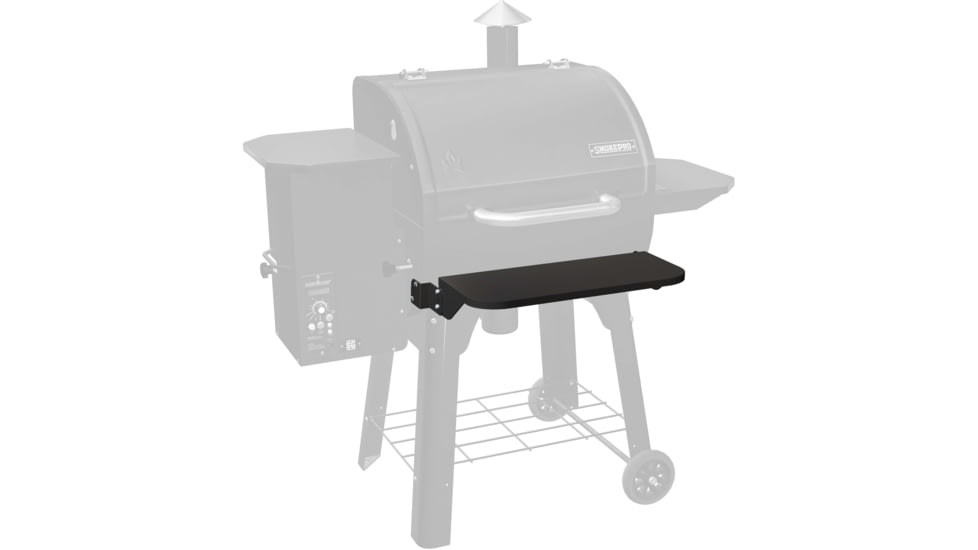 Camp Chef Pellet Grill Folding Front Shelf, Black, 30in, PGFS30