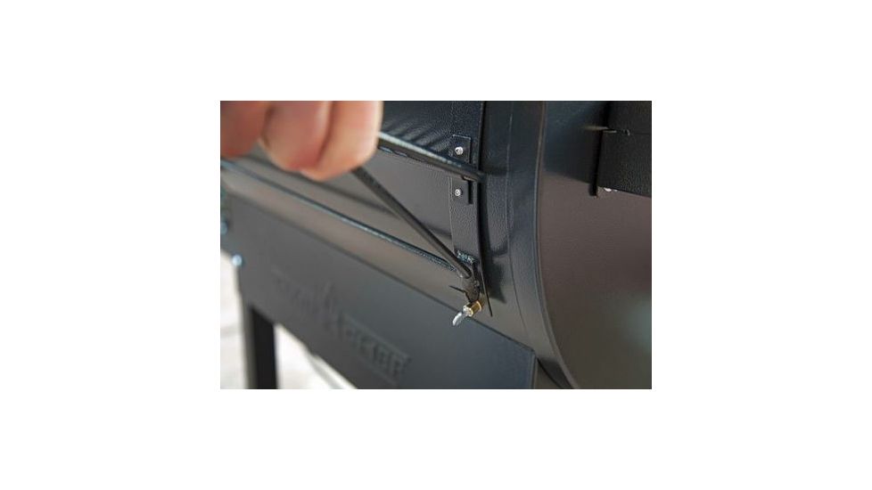 Camp Chef Pellet Grill &amp; Smoker Collapsible Front Shelf, 21.8 L x 11.2 W, Silver, PGSHELF