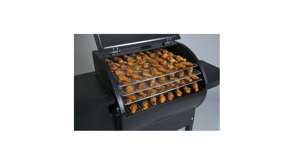 Camp Chef Pellet Grill &amp; Smoker Jerky Rack, Nickel-plated steel, Silver, PGJERKY