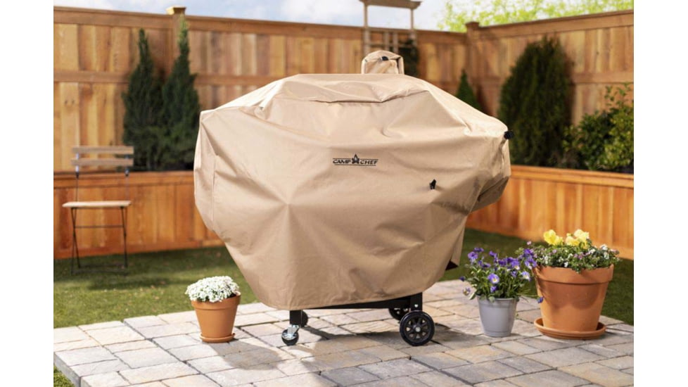 Camp Chef Pellet Grill/Smoker Patio Cover - Long, Tan, 24L, PCPG24L